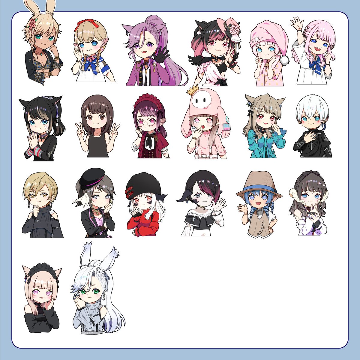 🎨【第8回 FF14アイコン企画】🎨
あなたのキャラをミニキャラで描いた、SNSで使えるアイコンをプレゼント！
▼応募条件
・ヒカセンであること
・この投稿をRT（フォロー任意）※鍵垢不可
・締切：8月17日（日）
・当選者にはDMでご連絡（連絡が取れない場合は再抽選）
#FF14アイコン企画 #イラスト企画