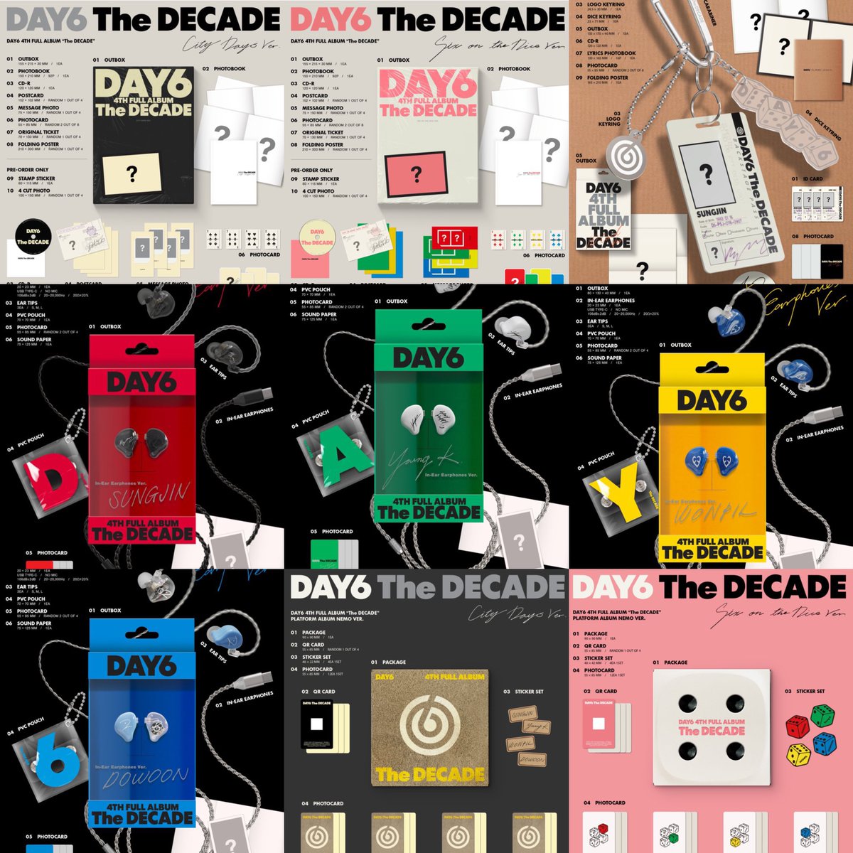 putrinabill's tweet photo. Konsep album the Decade menarik bentuknya, apalagi yg Id card &amp; In-ear version https://t.co/aq01EtWK0F