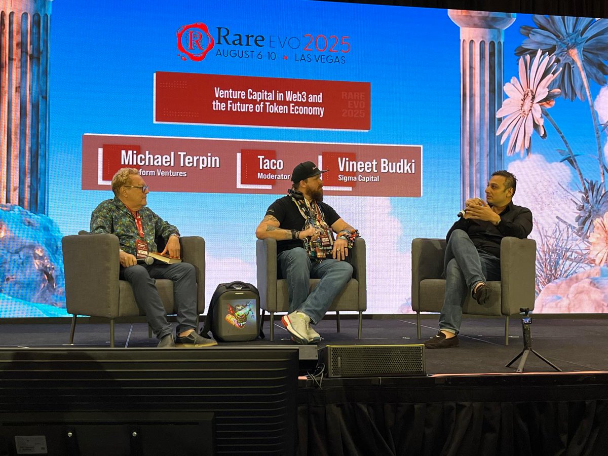 Sigma_VC's tweet photo. Fresh from #RareEvo2025 in Las Vegas π
Sigma Capital connected with top founders, protocols & VCs from across Web3 π
From decentralised infra to cross-chain collaboration, the future is being built β and weβre investing in it π
Thank you @RareEvo π #SigmaCapital #Web3 #CryptoVC
@vineetbudki @Player1Taco @dhaval_XP @michaelterpin