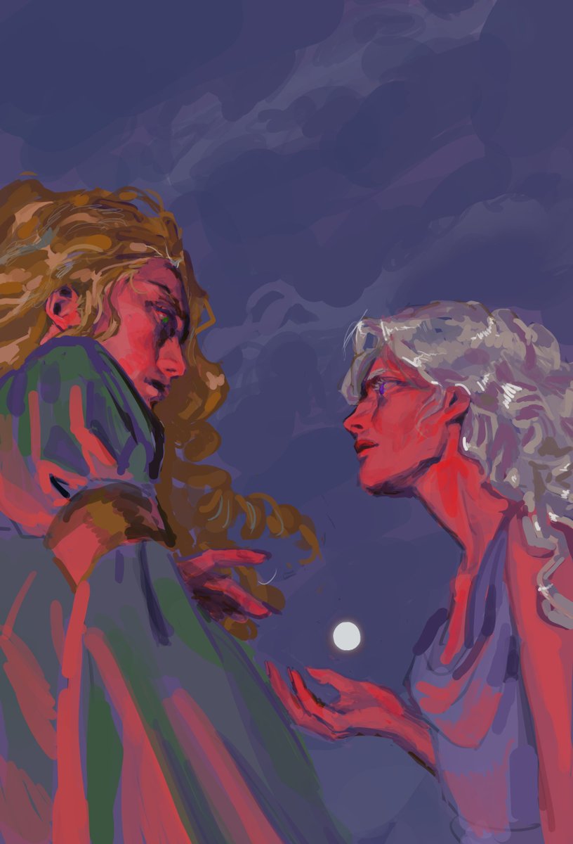 hope of queens // cersei of casterly rock &amp; daenerys stormborn

(dont mind me just casually hanging out with my narrative foil :D)