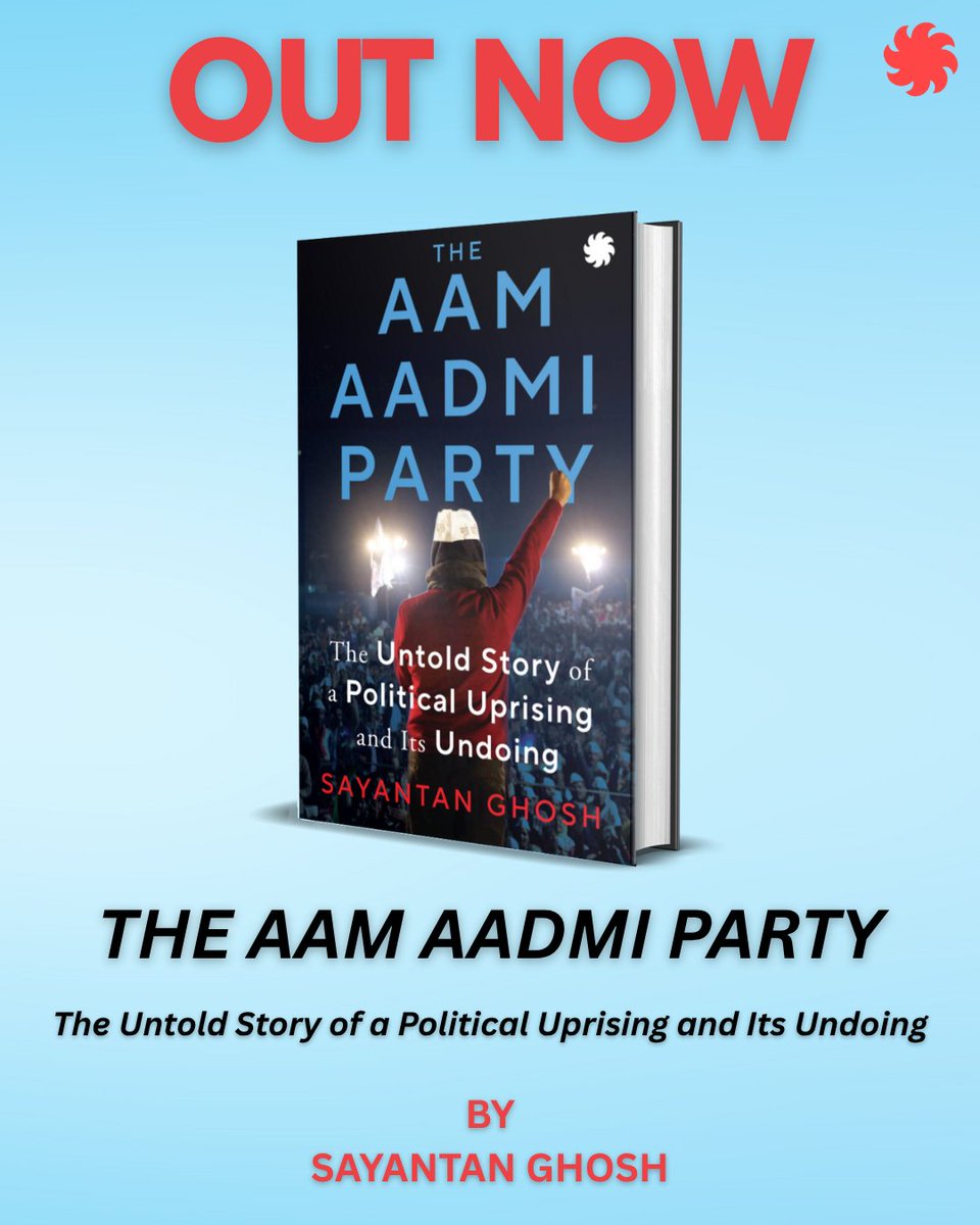 Prof Sayantan Ghosh (@sayantan_gh) on Twitter photo 🚨 Out today! 🚨
My book THE AAM AADMI PARTY: The Untold Story of a Political Uprising and Its Undoing is here. Published by <a href="/juggernautbooks/">juggernautbooks</a> , it’s shaped by my experience of covering AAP as a journalist and then as a researcher and columnist.
For this book, I am deeply grateful 🚨 Out today! 🚨
My book THE AAM AADMI PARTY: The Untold Story of a Political Uprising and Its Undoing is here. Published by <a href="/juggernautbooks/">juggernautbooks</a> , it’s shaped by my experience of covering AAP as a journalist and then as a researcher and columnist.
For this book, I am deeply grateful