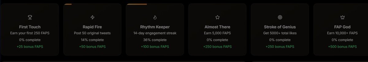 Gm Faps <a href="/FractionAI_xyz/">Fraction AI</a> 
Daily goals. Hope to have results with Faps!!