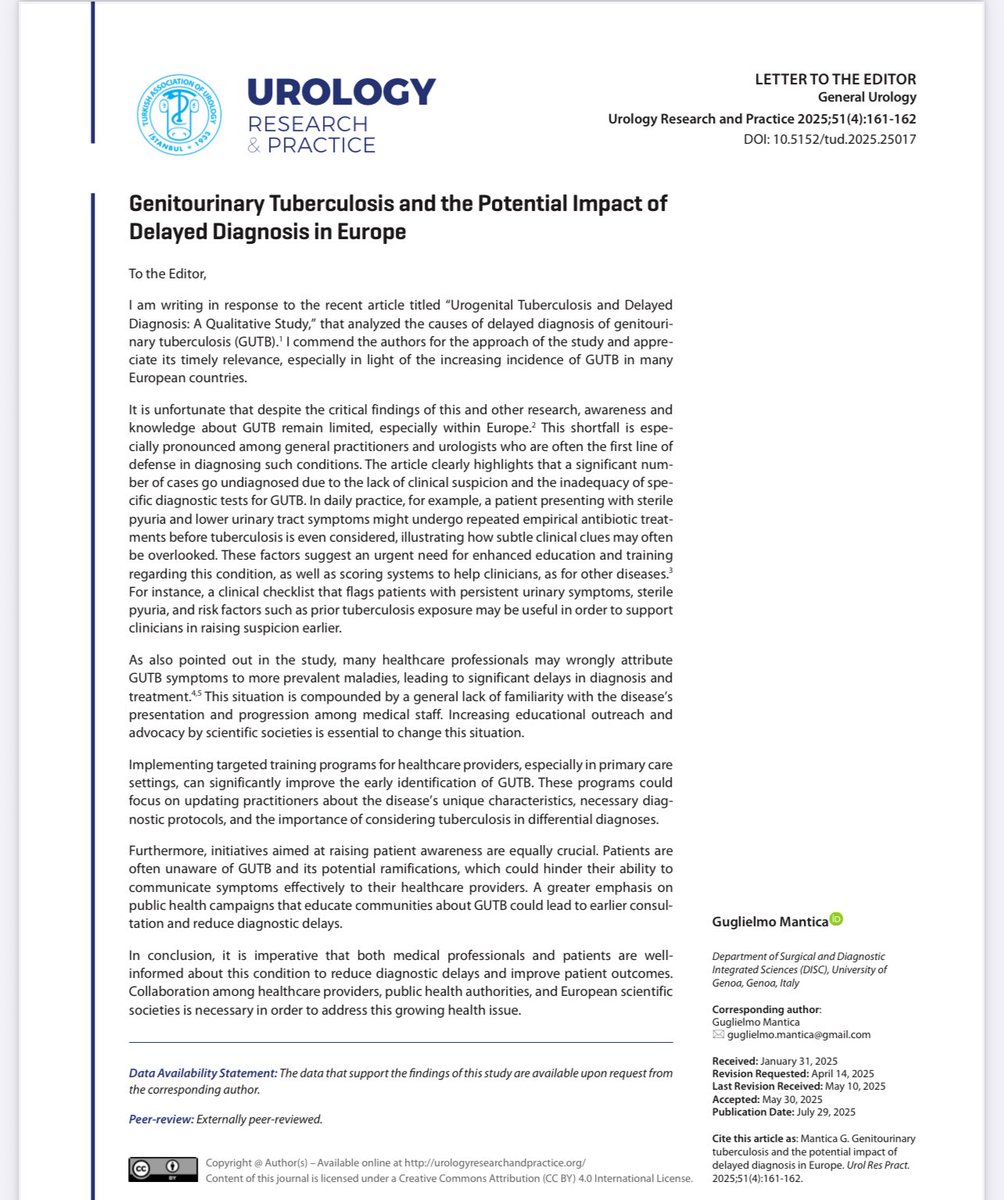 Urology Research and Practice tweet media