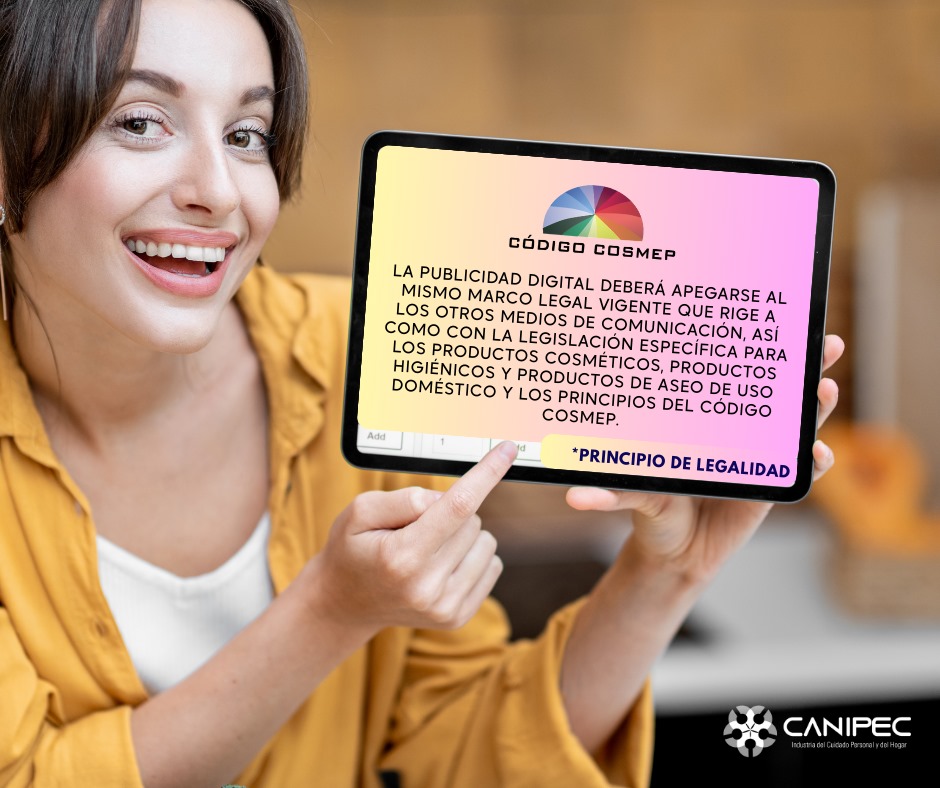 Canipec presenta:

#𝘾𝙊𝙎𝙈𝙀𝙋𝙉𝙚𝙬𝙨 - Publicidad Digital y la importancia de su apego al marco legal y al #CódigoCOSMEP

Conoce más acerca del Código de Autorregulación y Ética Publicitaria y de qué manera suma valor a tu empresa? #ConoceCOSMEP 👉 lnkd.in/gC68ZEir