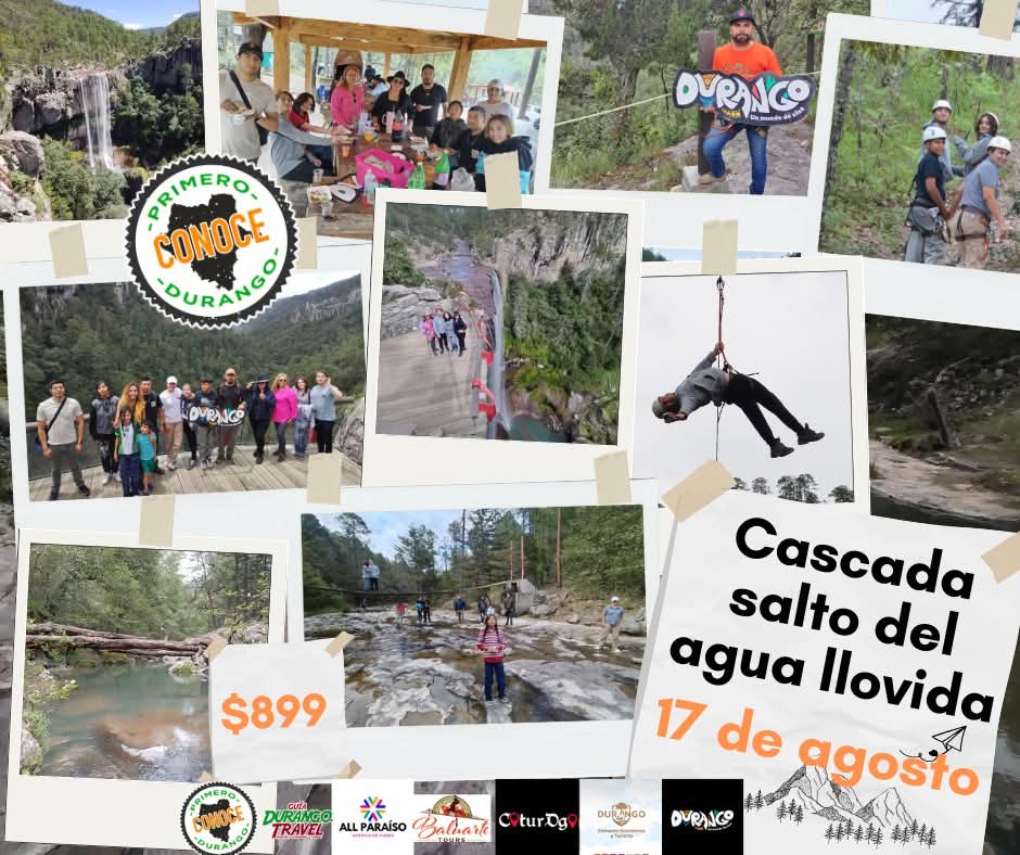 baluartetours1's tweet photo. ✅Domingo 17 de agosto #tour Express Cascada del Salto del Agua Llovida
✅𝐈𝐧𝐜𝐥𝐮𝐲𝐞:🚐transporte, 🥪Box lunch, 🍵Comida caliente (Discada estilo Baluartetours) y 🥛bebidas. 🌅Fotografía 🥇Entrada al lugar.
✅Tarifa: $899 adulto
📞Reserva WhatsApp 618 105 46 https://t.co/VGUjyiWQ2O