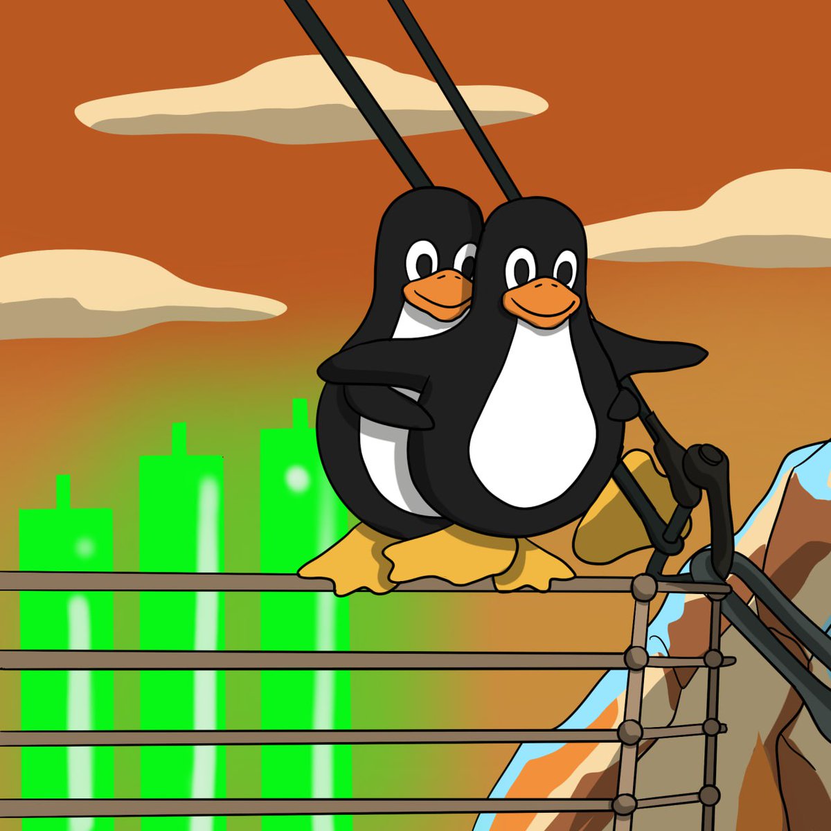Nothing is more delightful than watching your $TUX bags pump 🐧