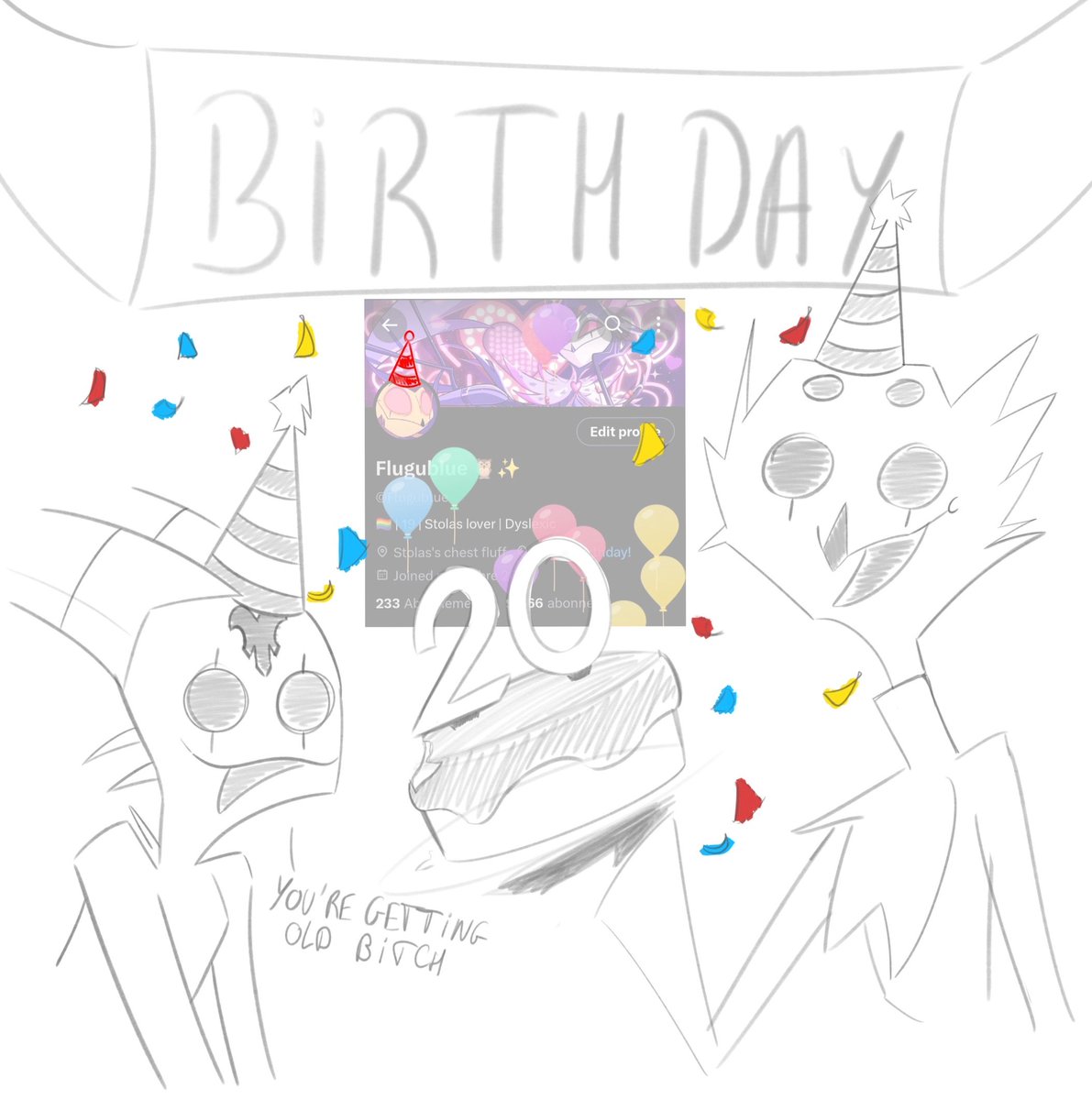 I'm officially 20 years old today 😔