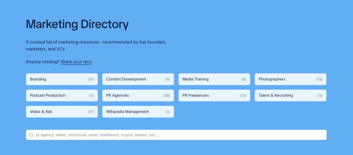 Jack Randall (@jackrandalll) on Twitter photo I curated the best marketing resources for founders & startups✨ I curated the best marketing resources for founders & startups✨