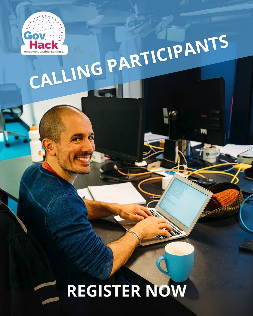 ⏳ Countdown to #GovHack2025!
29–31 Aug | AU &amp; NZ | Free
Love data, design, or solving real-world problems? Join the biggest open-data hackathon in the Southern Hemisphere — online or in person.
🔗 hackerspace.govhack.org
#Hackathon #Innovation #OpenData #TechForGood