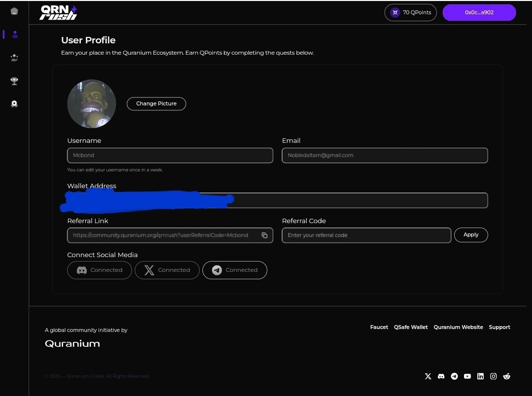 🚨 New Layer 1 Alert "Quranium"
Backed by Animoca Brands &amp; raised $5M (undisclosed)

-Airdrop is live
-Cost: $0 (free)

<a href="/quranium_org/">Quranium</a> is a modular layer-1 chain built for scalable on-chain games and social apps, powered by move vm.

Here’s how to start earning $QRN 👇
1. Set up