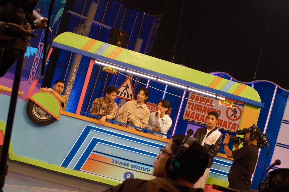 wriveph's tweet photo. ➤ #WRIVE IN PHOTOS: Our first time joining a game on #ItsShowtime’s MASA-SAGOT BA? We really had fun answering street-smart questions!

Stream on @Spotify:
https://t.co/gm2QurrRl7

#StarMusicPH #ABSCBNMusic #StarMagic #ABSCBN #GMA #ItsShowtime #ShowtimeOnlineU https://t.co/brrg05JMDZ