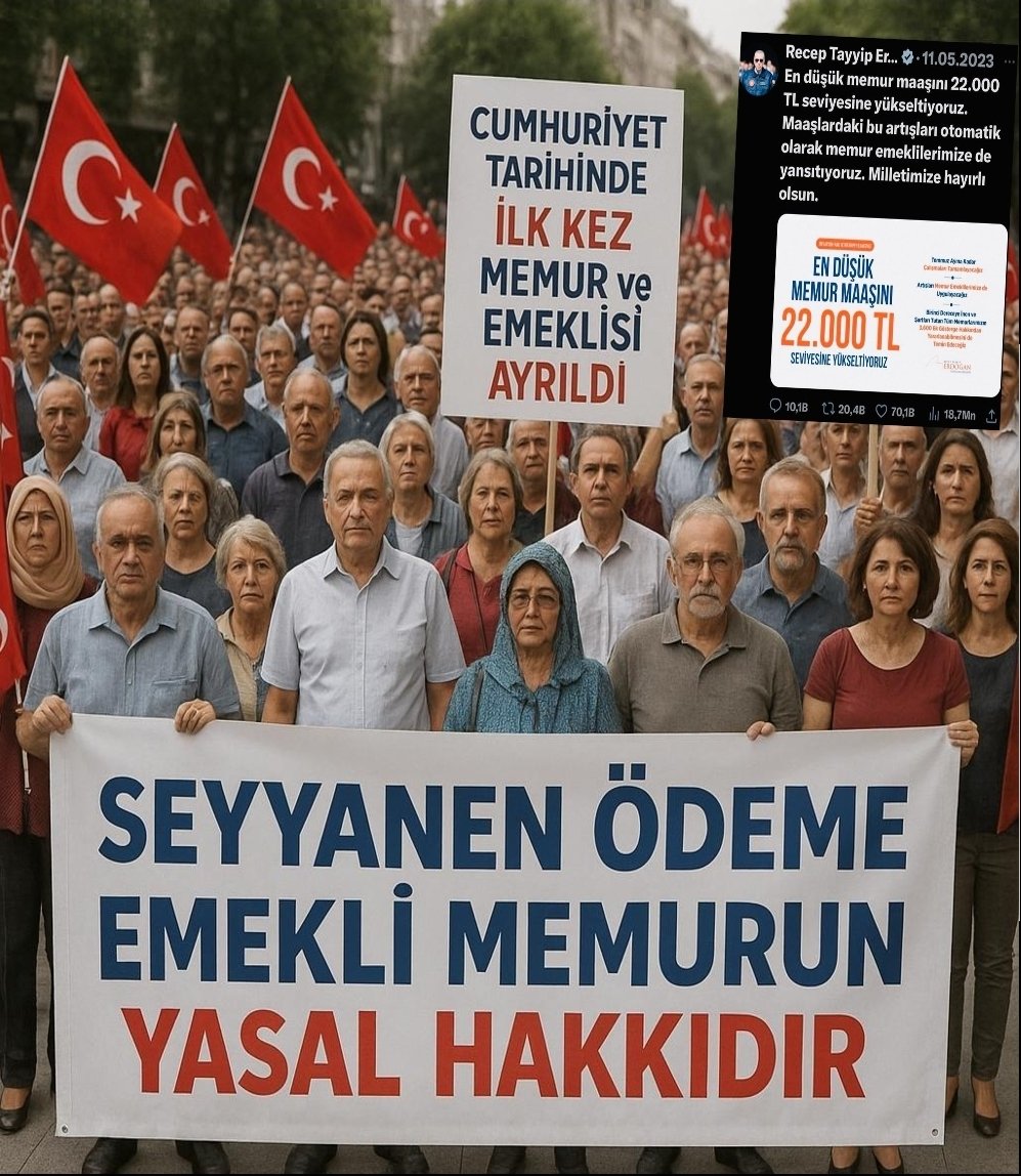 Bora82305579's tweet photo. Hükümet #EmekliMemur maaşlarının yarısını iki senedir ödemiyor.
Yeter artık! Paramızı derhal verin.
Biz çalışırken milyonlarca lira prim yatırdık, paralarımızı ne yaptınız?
#EmekliMemuradaSeyyanen artış yapılması kanun gereğidir.
#SendikaUyuma https://t.co/1QQFfE9yNL