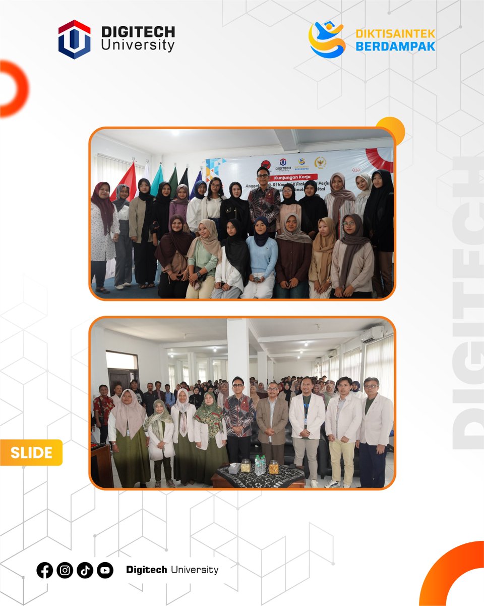 digitechuniv's tweet photo. 🎓 Wujud Nyata Kepedulian Pendidikan!
DIGITECH University dengan bangga menerima Beasiswa KIP Kuliah yang diberikan oleh Bapak @DennyCagur , Anggota DPR RI Komisi X, sebagai bentuk dukungan nyata bagi generasi muda untuk meraih pendidikan tinggi berkualitas tanpa hambatan biaya https://t.co/JOUmySk1sx