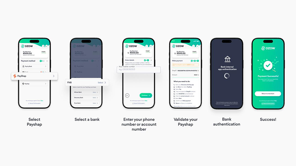 EngNewsZA's tweet image. PayShap Request from Ozow allows instant payments using a cell number or bank account number.
 
Read more: ow.ly/Q5rn50WBXPu

See @CreamerMedia newsletters: ow.ly/Nk1r50WBXPw

Industry news @EngineeringNews: ow.ly/uxqh50WBXPv

#EngineeringNews #CMProductPortal