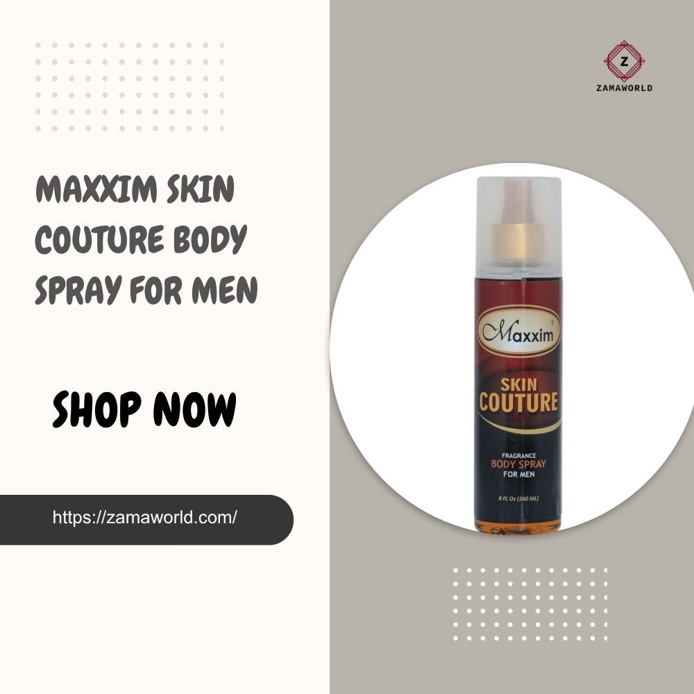 ZamaWorld_'s tweet photo. Smell your best all day with Maxxim Skin Couture Body Spray for Men. Made with rich essential oils, it delivers a refreshing, lasting scent that leaves a powerful impression wherever you go. Visit https://t.co/5YBRae0OH8
#MaxximMen #BodySpray #FreshScent #StayConfident https://t.co/RXxbcacxCJ