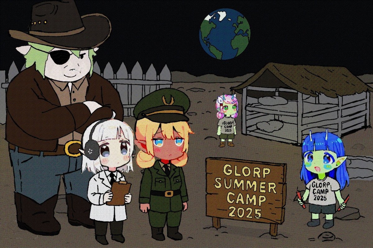 just another day at glorp camp 2025! we still need some more "counselors" if anyone's interested...