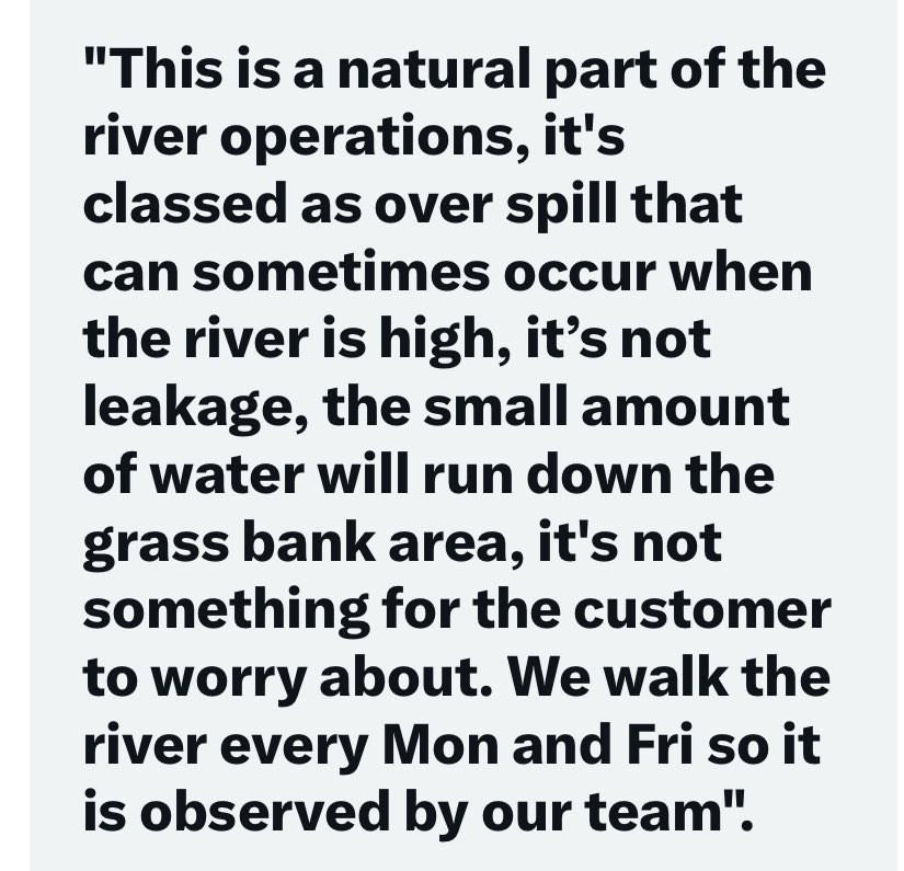 As <a href="/thameswater/">Thames Water 💧</a> radio adverts &amp; hosepipe bans urge me to save water the ‘overspill’ from the New River (which can be controlled) continues weeks after being reported - wasting gallons of water every day… it is NOT a small amount of water…