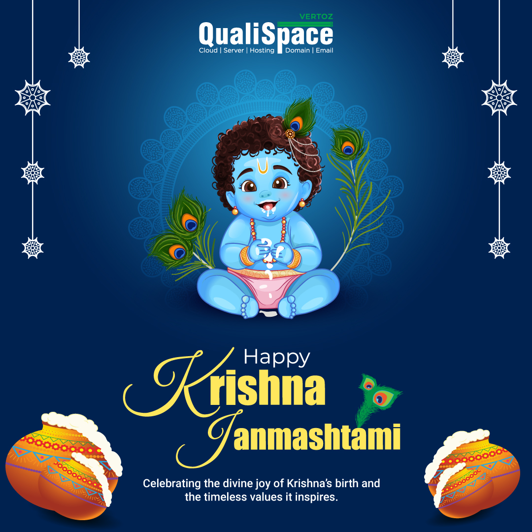 QualiSpace's tweet photo. Wishing you a Janmashtami filled with devotion, joy, and the wisdom to build a future shaped by strength, balance, and timeless inspiration.

#janmashtami #krishna #lordkrishna #radhakrishna #happyjanmashtami #QualiSpace https://t.co/M3HzpoGoVG