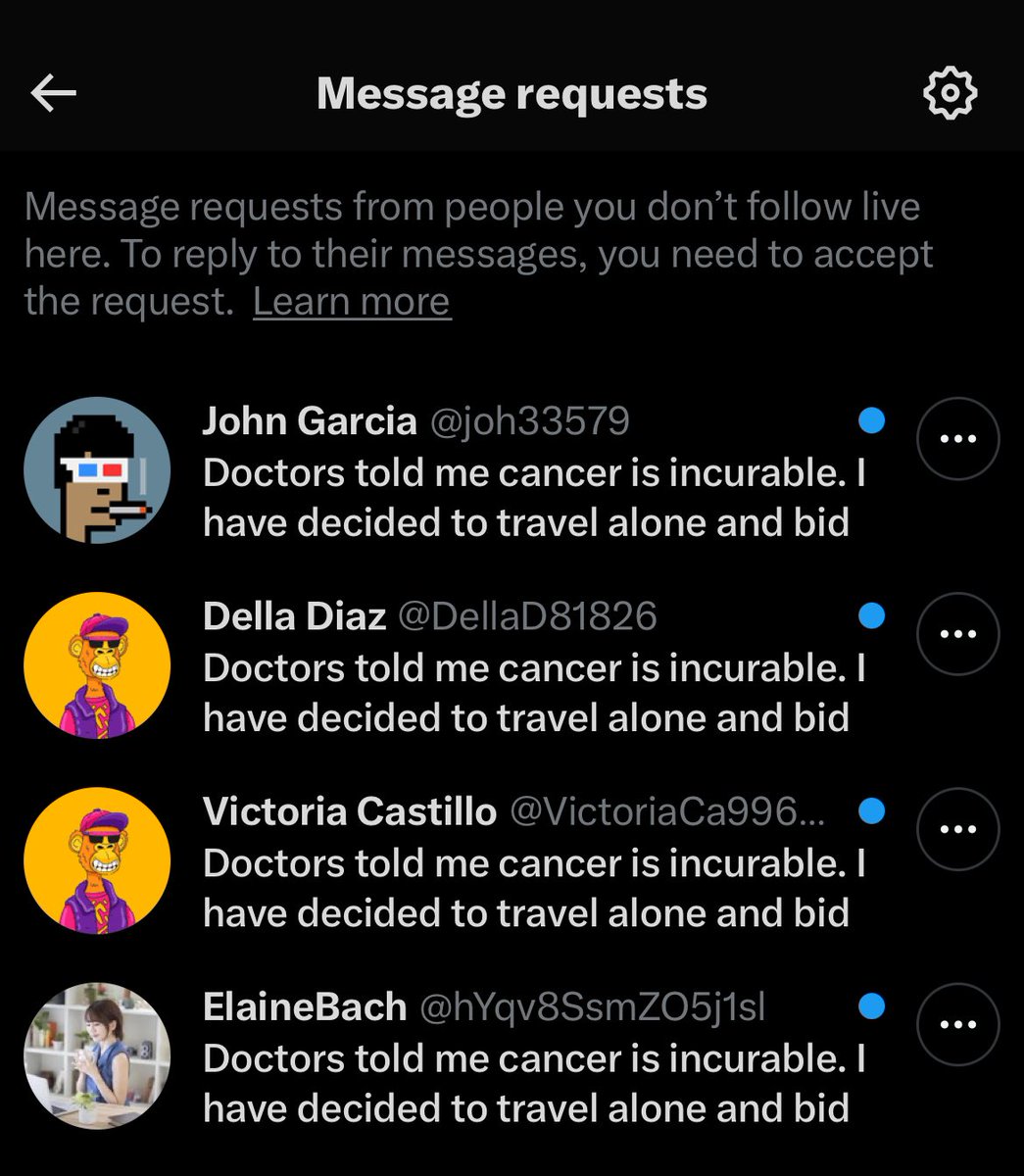 hushensavani's tweet photo. Looks like everyone’s getting an incurable cancer on @X 😅 https://t.co/We1fC8SRD3