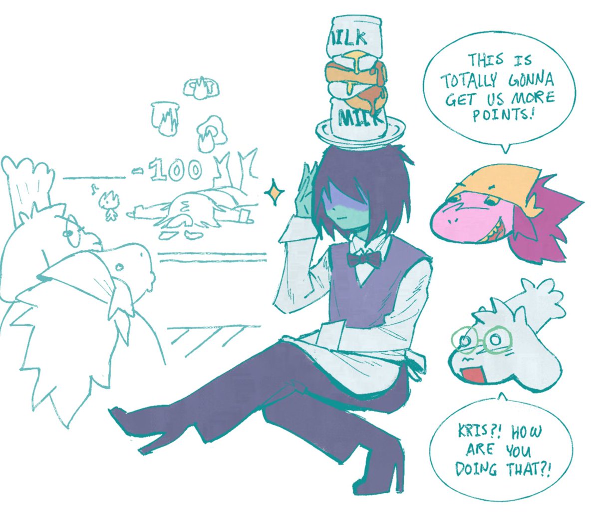 order up! #DELTARUNE #DeltaruneChapter3