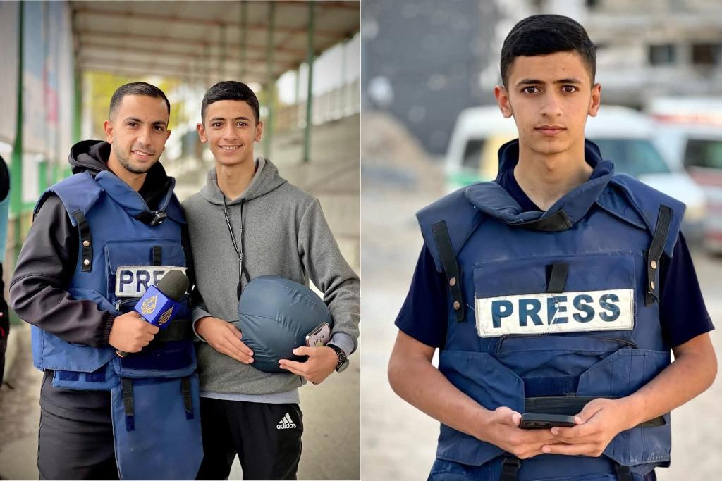 أمه لاتعرف الخضوع 🔻

أبن أخ الشـهيد الصحفي أنس الشريف المصور مصعب الشريف استلم اليوم الراية وأواصل المسير، ولن تسقط الراية أبدا. 

هكذا عودتنا غزة ، هؤلاء هم أبطال هذه الأمة.

اللهم أحفظه وأحفظ جميع 
أهل غزه يارب السموات 
والأرض 🤲

#مصعب_الشريف 
#أنس_الشريف