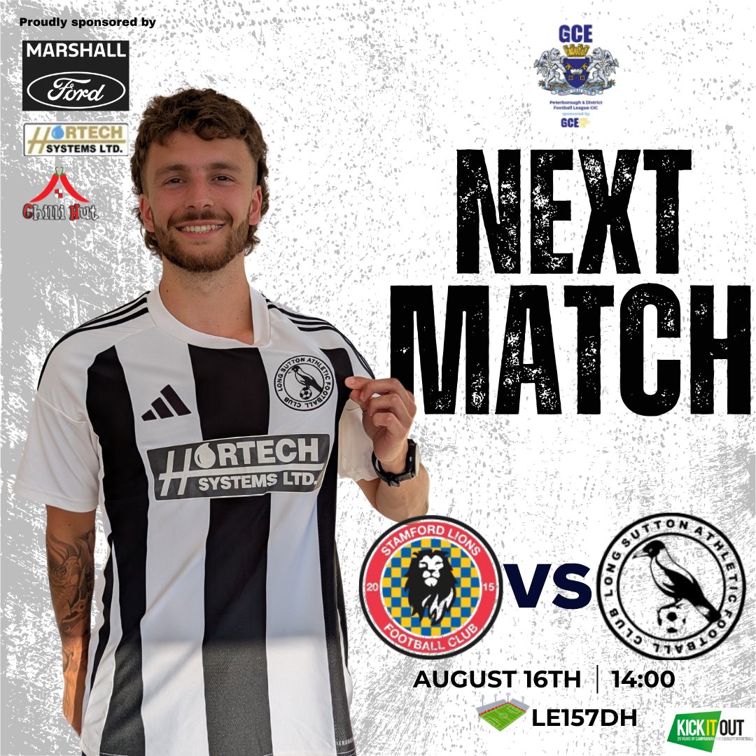 Lsafc84's tweet photo. ⚫⚪NEXT MATCH⚪⚫
We're back in action this Saturday, facing @StamLions who will be keen to get some points on the board having lost their opening 2 league fixtures, we'll need to be on our game from the start.
@PDFLUK @fenlandcit
#longsuttonafc #magpies https://t.co/KfoFB7kkQF