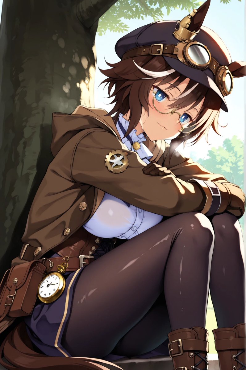 木陰で一休み ゼンブモチちゃん