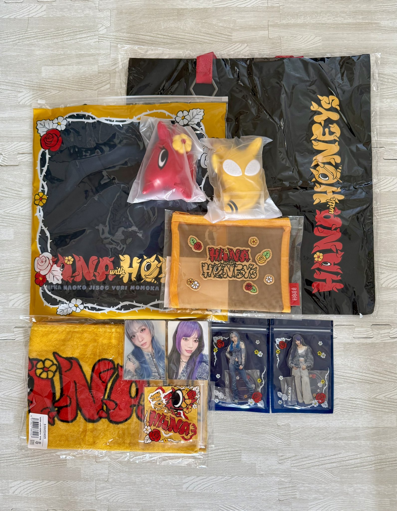 mmmm HANA ファンミ ゲームシャツとトートバッグ おまとめ ゆみな🐧🎁🫶 on X: 
