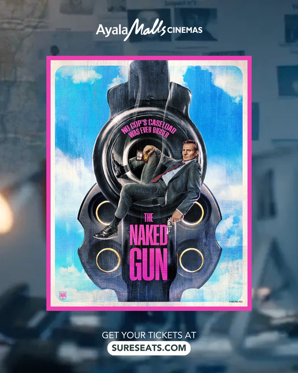 Suit up, it’s time for Drebin-style mayhem!🕵️💥

The Naked Gun is finally here—bringing star-studded chaos to Ayala Malls Cinemas TODAY! Laugh along with Liam Neeson, Pamela Anderson, Paul Walter Hauser, Danny Huston, and more.

Book tickets now at sureseats.com
