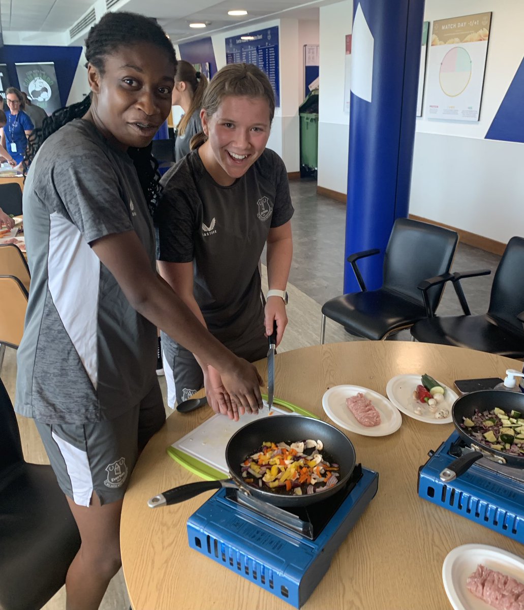 Commando Chef - MBE - (@commandochef) on Twitter photo What a cracking day <a href="/EvertonWomen/">Everton Women</a> <a href="/Everton/">Everton</a> Food & Nutrition Workshops U18s & U16s - great bunch of girls.
Chat, Food, Bond, Smiles.
Engage, Educate, Inspire.
Hoofing πππ
<a href="/BarclaysWSL/">Barclays Women's Super League</a> <a href="/RoyalNavy/">Royal Navy</a> <a href="/RoyalMarines/">Royal Marines</a> <a href="/RAdmJudeTerry/">Rear Admiral Jude Terry</a> <a href="/GenGJenkinsRM/">First Sea Lord and Chief of Naval Staff</a> What a cracking day <a href="/EvertonWomen/">Everton Women</a> <a href="/Everton/">Everton</a> Food & Nutrition Workshops U18s & U16s - great bunch of girls.
Chat, Food, Bond, Smiles.
Engage, Educate, Inspire.
Hoofing πππ
<a href="/BarclaysWSL/">Barclays Women's Super League</a> <a href="/RoyalNavy/">Royal Navy</a> <a href="/RoyalMarines/">Royal Marines</a> <a href="/RAdmJudeTerry/">Rear Admiral Jude Terry</a> <a href="/GenGJenkinsRM/">First Sea Lord and Chief of Naval Staff</a>
