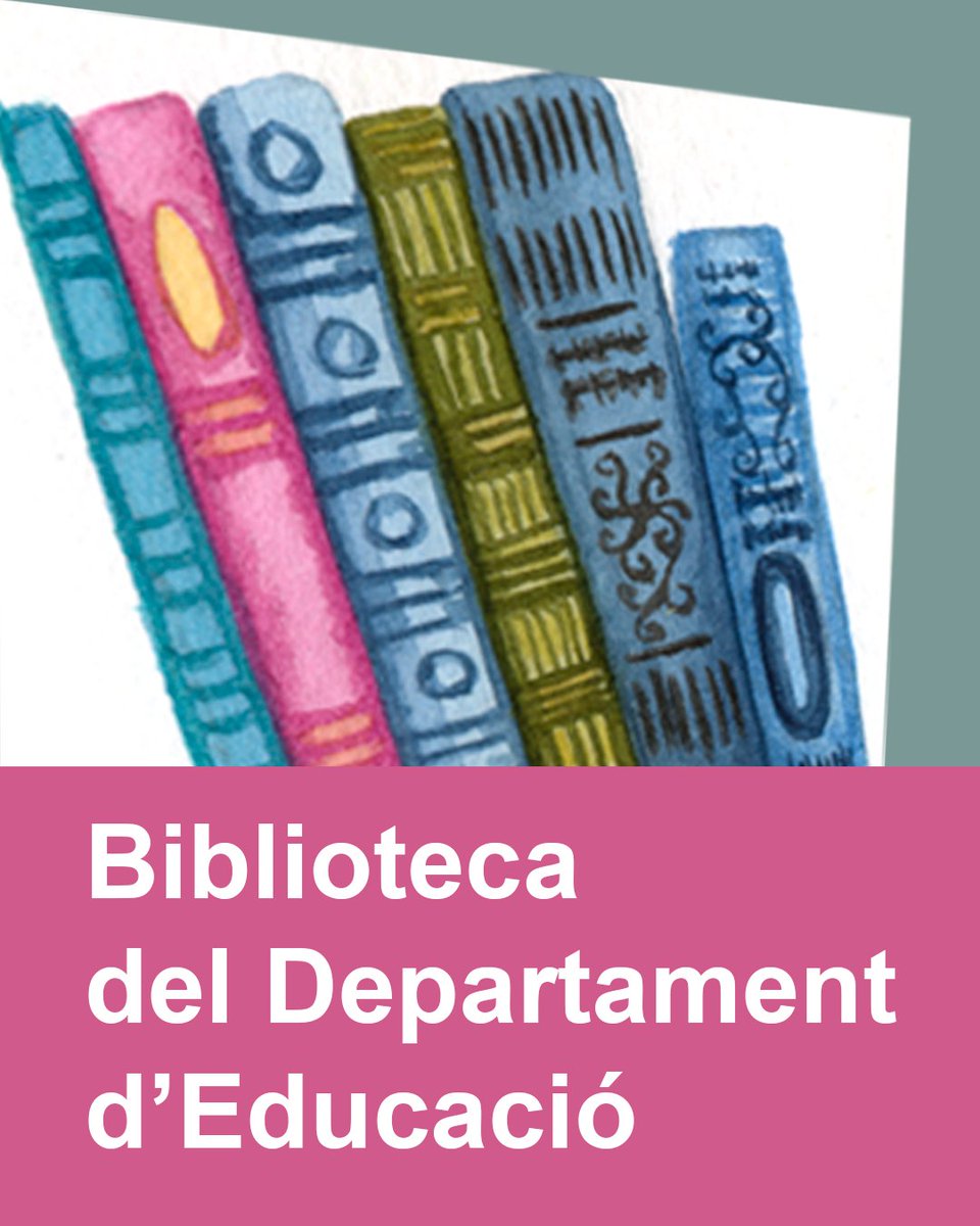 A la Biblioteca del Departament d'Educació i Formació Professional hi trobareu material molt específic que us pot ser d'utilitat. Consulteu el catàleg de publicacions!

🔗 gen.cat/3bFWtTi

#AlsCentres