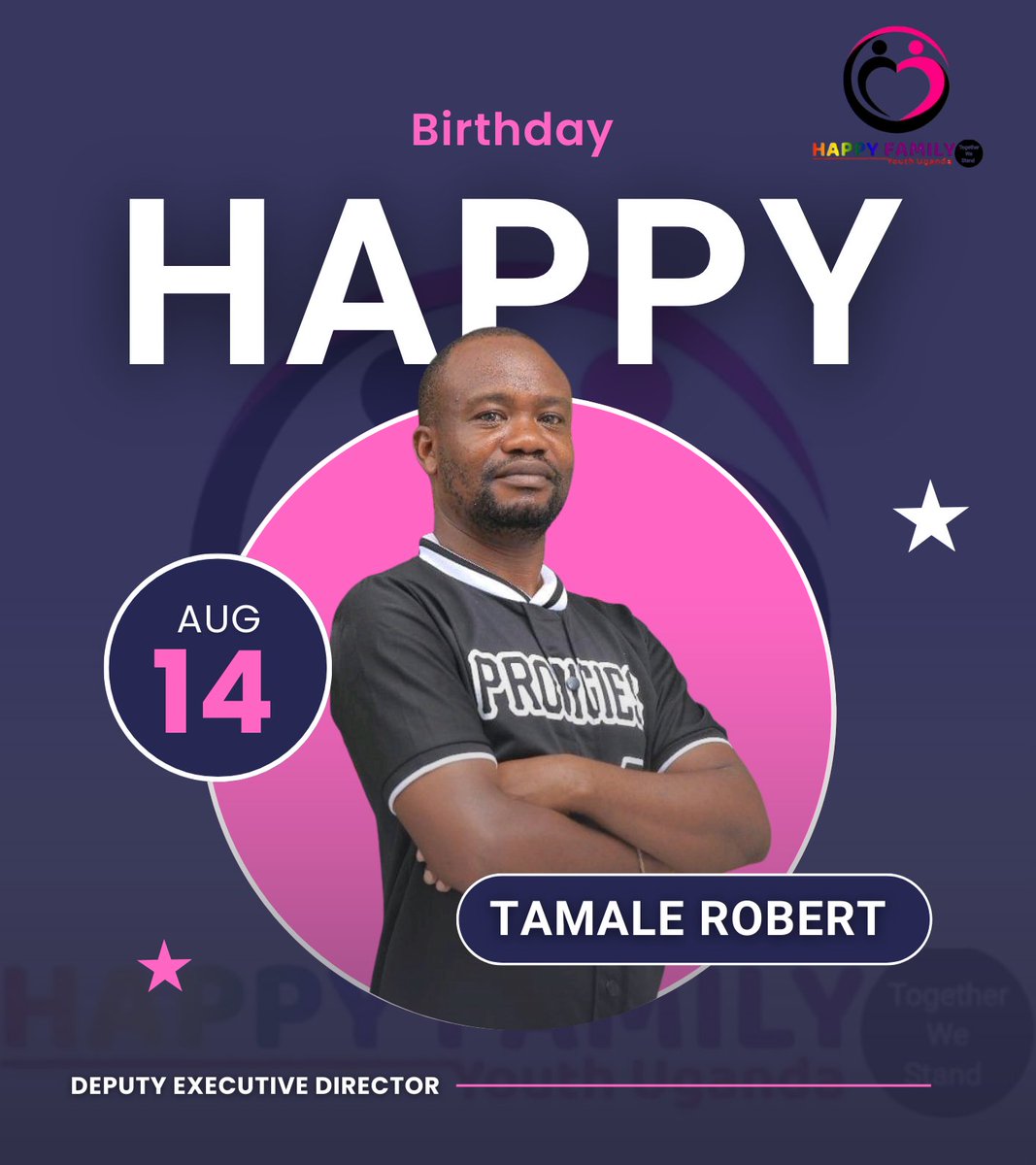 HappyFYUL's tweet photo. Tamale Robert, we're grateful for your dedication to Happy Family Youth Uganda. Wishing you a happy birthday and many more years of impactful https://t.co/o3mrr2vqMN