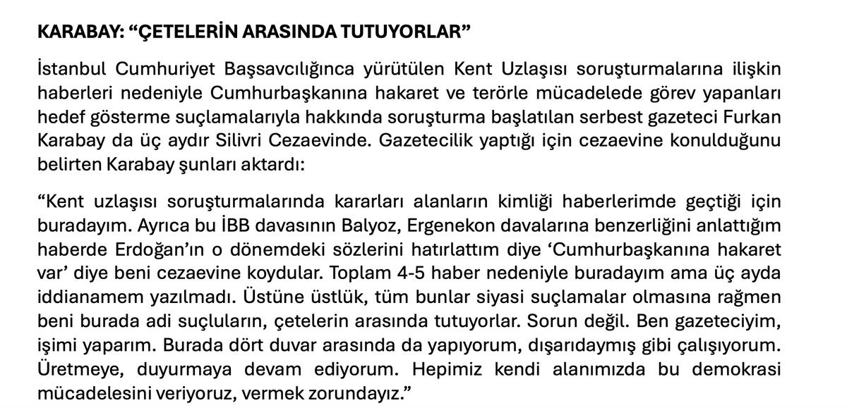 barispehlivan's tweet photo. CHP’nin gazeteci kökenli Eskişehir Milletvekili Utku Çakırözer, Silivri Cezaevi’nde tutuklu gazeteciler Fatih Altaylı, Ercüment Akdeniz ve Furkan Karabay’ı ziyaret etti. İşte o ziyaretten tutuklu gazetecilerin mesajları... https://t.co/3PidA5mGLg