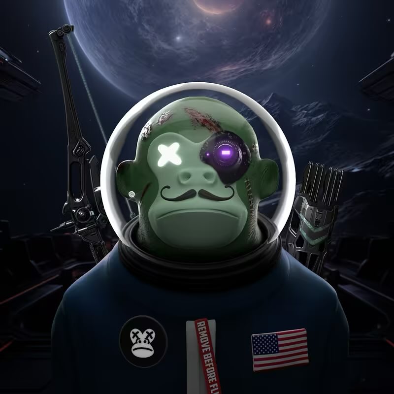 🚀🧟‍♂️ This 1/1 Zombie Astro just blasted off for 5.34 $SOL (~$1,108) on <a href="/MagicEden/">Magic Eden 🪄</a> ! 💎
What an epic way to kick off the day, huge congrats to both buyer &amp; seller! 🙌
These 1/1s are ultra-rare on the market… 👀
Still fading? 😏
