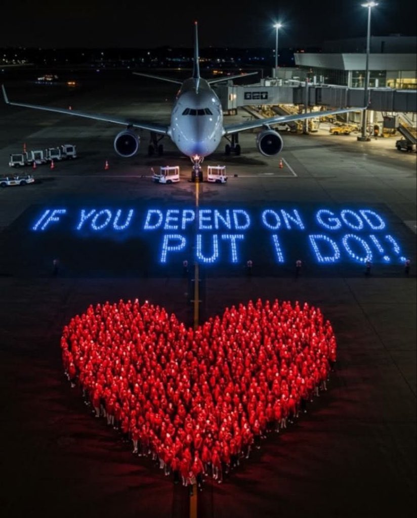 If you depend on GOD, put: "I do!" 🙏