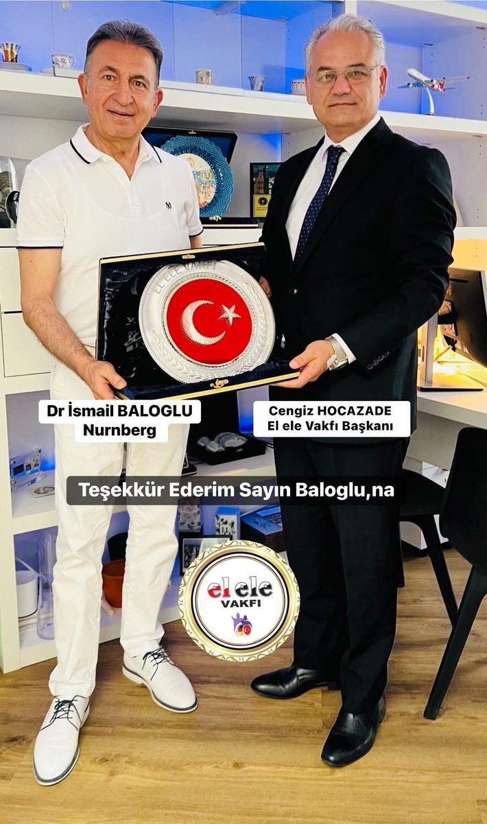 Almanya’nın tanınmış ve saygın ortopedi doktorlarından, kıymetli büyüğüm ve ağabeyim Sayın İsmail Baloğlu’na ve değerli ekibine; geçirmiş olduğum ciddi sağlık problemim sürecinde göstermiş oldukları ilgi, alaka ve üstün gayretlerinden dolayı en derin teşekkürlerimi sunuyorum.🙏💐
