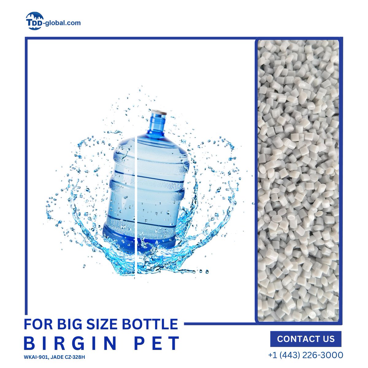 ResinTddWare's tweet image. 💧 PET Resin for Large Mineral Water Bottles 💧
Need strong, safe, and reliable material for big water containers?
TDD-Global supplies high-quality PET resin specially designed for 5-gallon and large mineral water bottles.
🌐 tdd-global.com
#PETResin #BigBottlePET