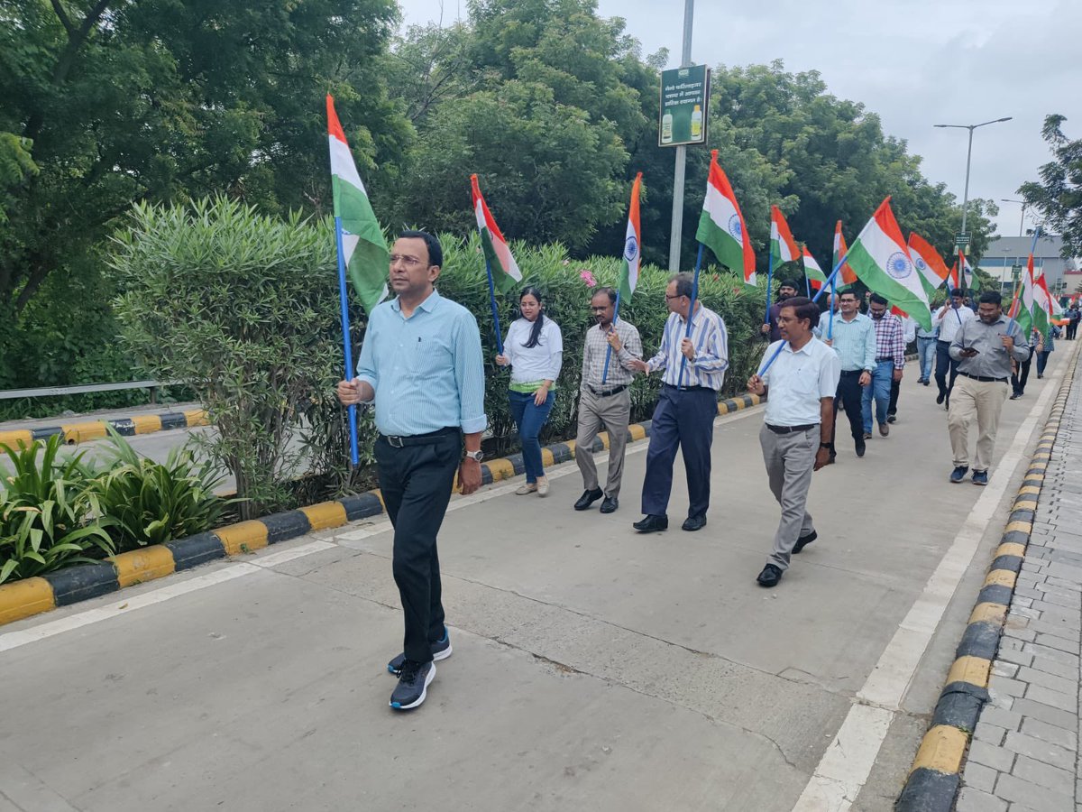 हर कदम तिरंगे के नाम, हर दिल में हिंदुस्तान का अभिमान” 🇮🇳
“Every stride for the Tricolour, every heart beats for India’s pride.
IFFCO Kalol Nano Unit celebrated #HarGharTiranga with a spirited rally — flags soaring, voices uniting, strides echoing patriotism, and a