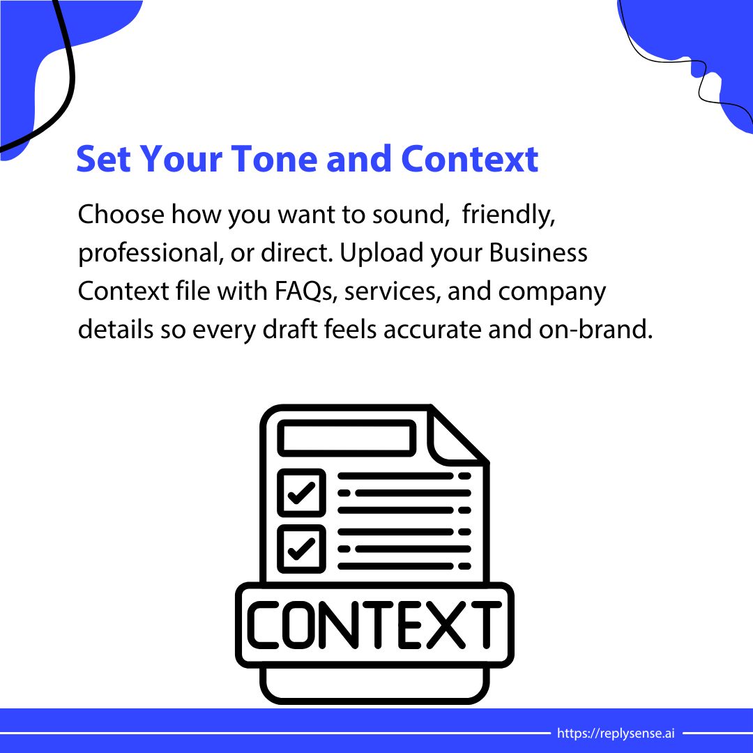 ReplysenseAi's tweet image. 📩 Still spending hours in Gmail?

ReplySenseAI drafts replies, skips low-priority emails &amp;amp; clears your inbox fast, without losing the personal touch.

👉 Try it free: replysense.ai

#ReplySenseAI #EmailAutomation #GmailAddon #ProductivityTools