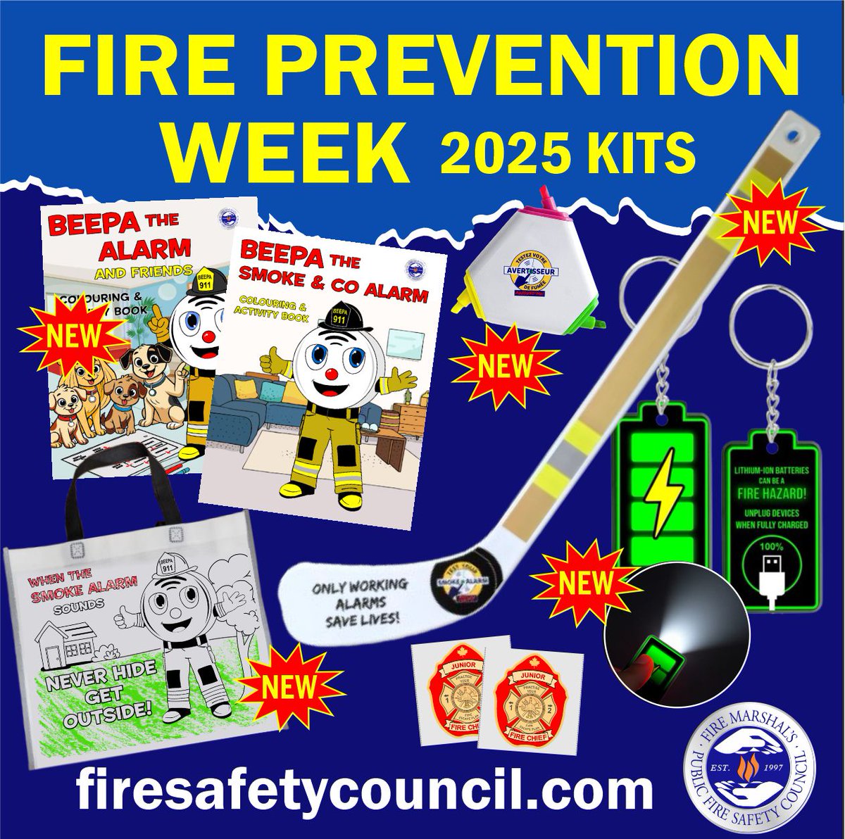 🚨Get Ready for FIRE PREVENTION WEEK 2025!
With our NEW safety kits!
Perfect for schools, community events, and Fire Dept handouts!
Order at drive.google.com/file/d/14ZuaNK…