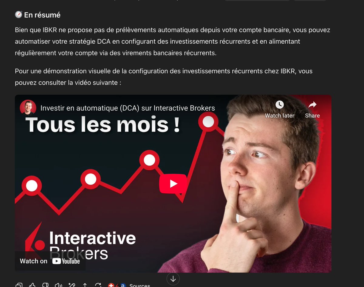 Ju | Mobile Apps (@julienqueffelec) on Twitter photo Je faisais une recherche sur ChatGPT et une vidĂ©o d'<a href="/AxelPariss/">Axel Paris - Finance En Clair</a> pop dans les rĂ©sultats, j'avais encore jamais vu ça đ
Je faisais une recherche sur ChatGPT et une vidĂ©o d'<a href="/AxelPariss/">Axel Paris - Finance En Clair</a> pop dans les rĂ©sultats, j'avais encore jamais vu ça đ