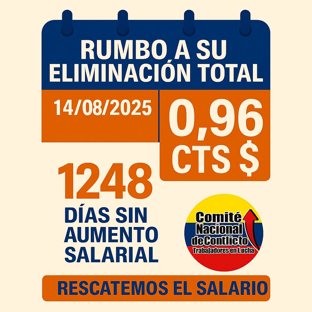 Qué significa para el pueblo trabajador que el Salario Mínimo sea #MenosDe1Dolar
Únete a la campaña: ¡Basta de represión y explotación laboral!
#RumboAlSalarioCero 
#RescatemosElSalario