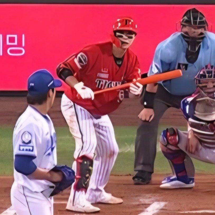 번트작전.....이라기보단 
투수를혼란스럽게만드는작전.....에 가깝죠.....