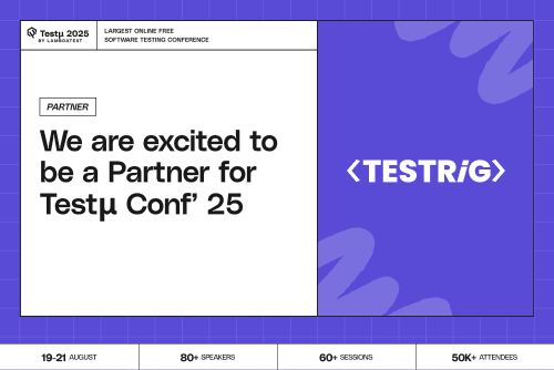 testrig_qa's tweet image. 📢 Visit our Virtual Booth at Testµ Conference 2025
📅 19–21 Aug | Proud Community Partner with @lambdatest
Explore QA innovations, meet our experts & join technical quiz competitions 🎯🏆 for exciting gift hampers!
#TestMuConf #LambdaTest #QATesting #QualityAssurance