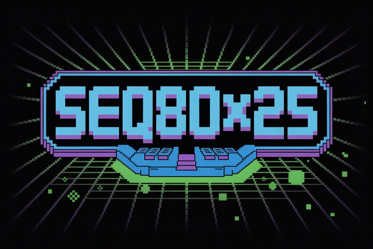 FRANGEinIST's tweet photo. Dive into retro music creation with Seq80x25!
Compose chiptune beats in a nostalgic 80x25 terminal grid. Powered by Python, Textual, and Pygame.
Try it in your browser with Pyodide! 🚀
https://t.co/NTEyIh5n6p
#MusicProduction #Chiptune #RetroTech https://t.co/nteD7QwX3s