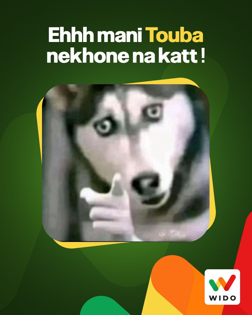 Kuy wax leneen 😎 

#Wido