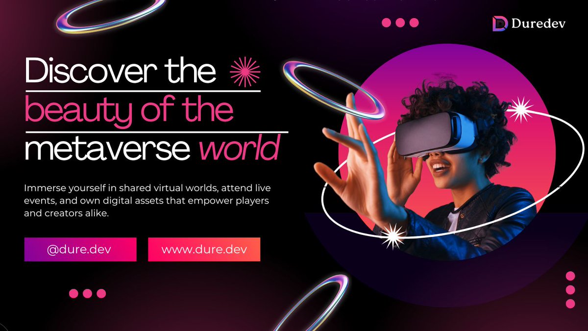 DureDev's tweet image. Make worlds people stay in.🌎🎮
Our guide to metaverse game development: social hubs, creator tools, real ownership, and live events that don’t lag. 
Read Our Blog 👉
medium.com/@Duredev/metav… 
Contact Us 👉
dure.dev/contact
#MetaverseGaming #Web3Gaming #BlockchainGameDev