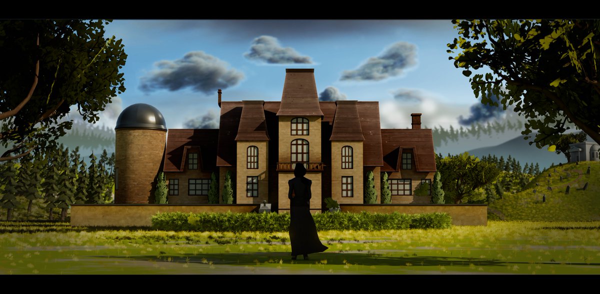BengaliHedgehog's tweet photo. Coming back from a WELL DESERVED vacation with a banger:
Mann Manor recreation from TF Comics #7.
#Blender #SubstancePainter #TF2 #TF2props #B3D #3D #3Dart #TF2fanart #texturing #Building #Prop #3DBuilding #Gamedesign #Assets #scenebuilding #Nature #Ideas https://t.co/wMF6u6sjaO