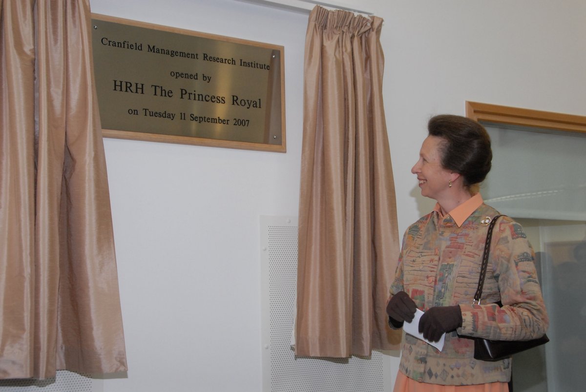 To mark the 75th birthday of Anne, Princess Royal, we are sharing some photos of her past visits to Cranfield - once in 1986, and once in 2007 when she opened the Cranfield Management Research Institute (CMRI). #CranfieldPhotoArchive #ThrowbackThursday