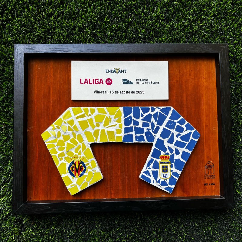 VillarrealCF's tweet photo. El Villarreal CF confía su regalo institucional de la temporada 2025/26 al Centre Ocupacional de Vila-real 🖼️

Los usuarios del centro confeccionarán artesanalmente un trencadís para los rivales que visiten La Cerámica durante la presente campaña
